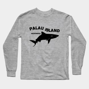 Shark Diving at Palau Island - Micronesia Long Sleeve T-Shirt